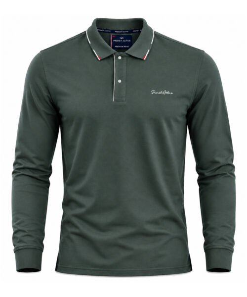 PRONET ACTIVE MEN'S CLASSIC FULL SLEEVE POLO