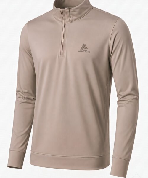 ACTIVE ESSENTIAL HALF ZIP T-SHIRT