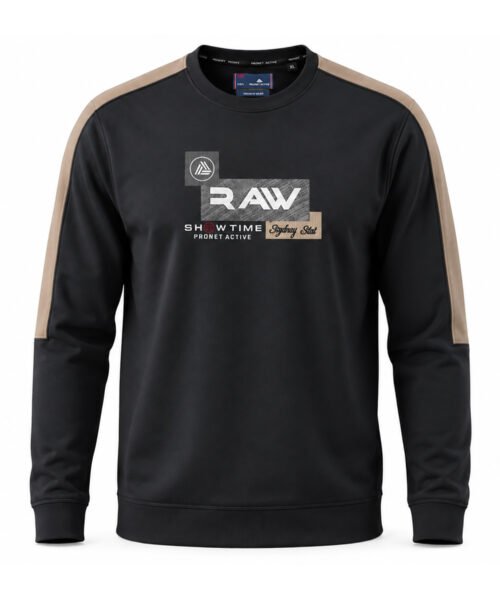 RAW SHOWTIME CREWNECK FULL SLEEVES T-SHIRT