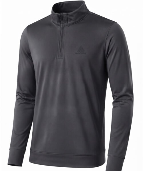 ACTIVE ESSENTIAL HALF ZIP T-SHIRT